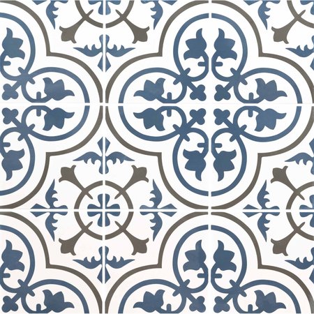 MSI Kenzzi Zanzibar 8 In. X 8 In. Glazed Porcelain Floor And Wall Tile, 12PK ZOR-PT-0365